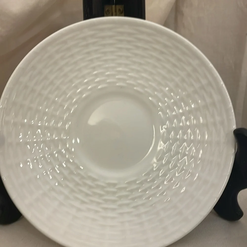 Wedgwood Nantucket basket pair of saucers